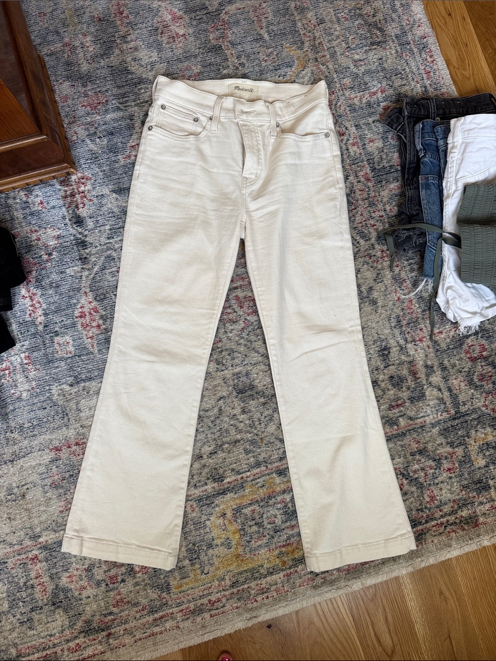 Madewell Off-White Wide-Leg Jeans